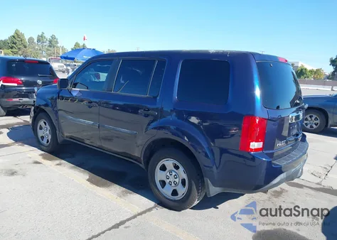 2013 Honda Pilot Lx z USA, uszkodzony, nr VIN 5FNYF3H29DB042814